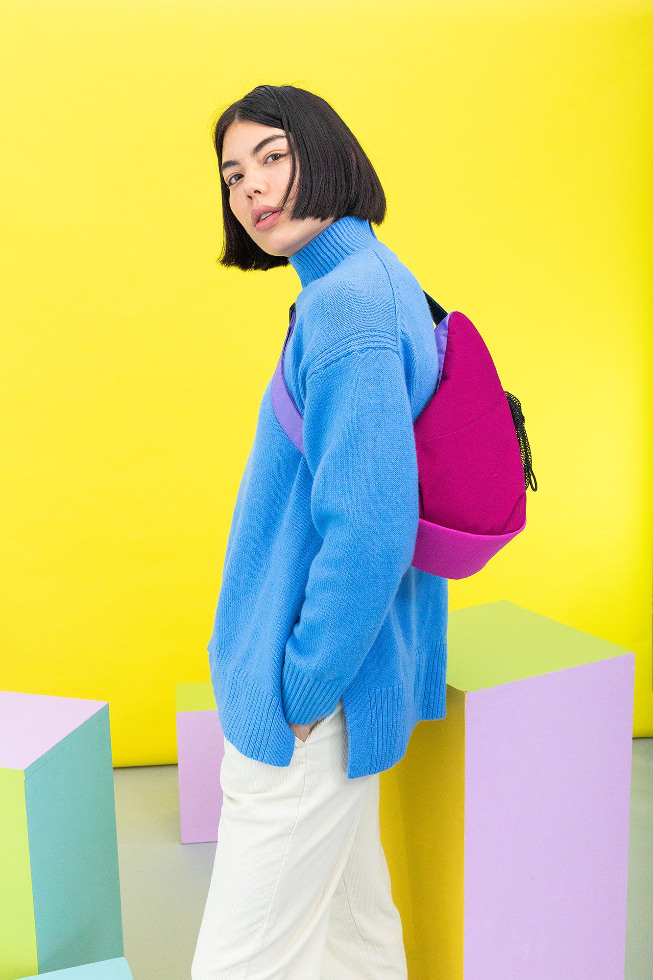 HEALTHY BACK BAG（ヘルシーバックバッグ）ノマド1 XSサイズ ベリー