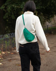 ヘルシーバックバッグ テクスチャードナイロン バッグレット エメラルド 24AW 24AW 24AW NEW eギフト対象 LARGE BAGLETT TEXTURED NYLON Textured nylon Emerald コアクラシック テクスチャードナイロン テクスチャードナイロンラージバッグレット バッグレット ラージバッグレット