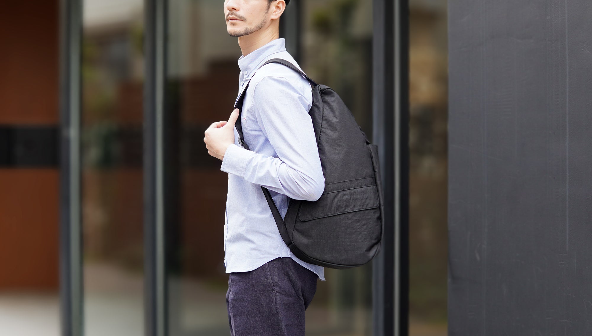 HEALTHY BACK BAG（ヘルシーバックバッグ）テクスチャードナイロン M