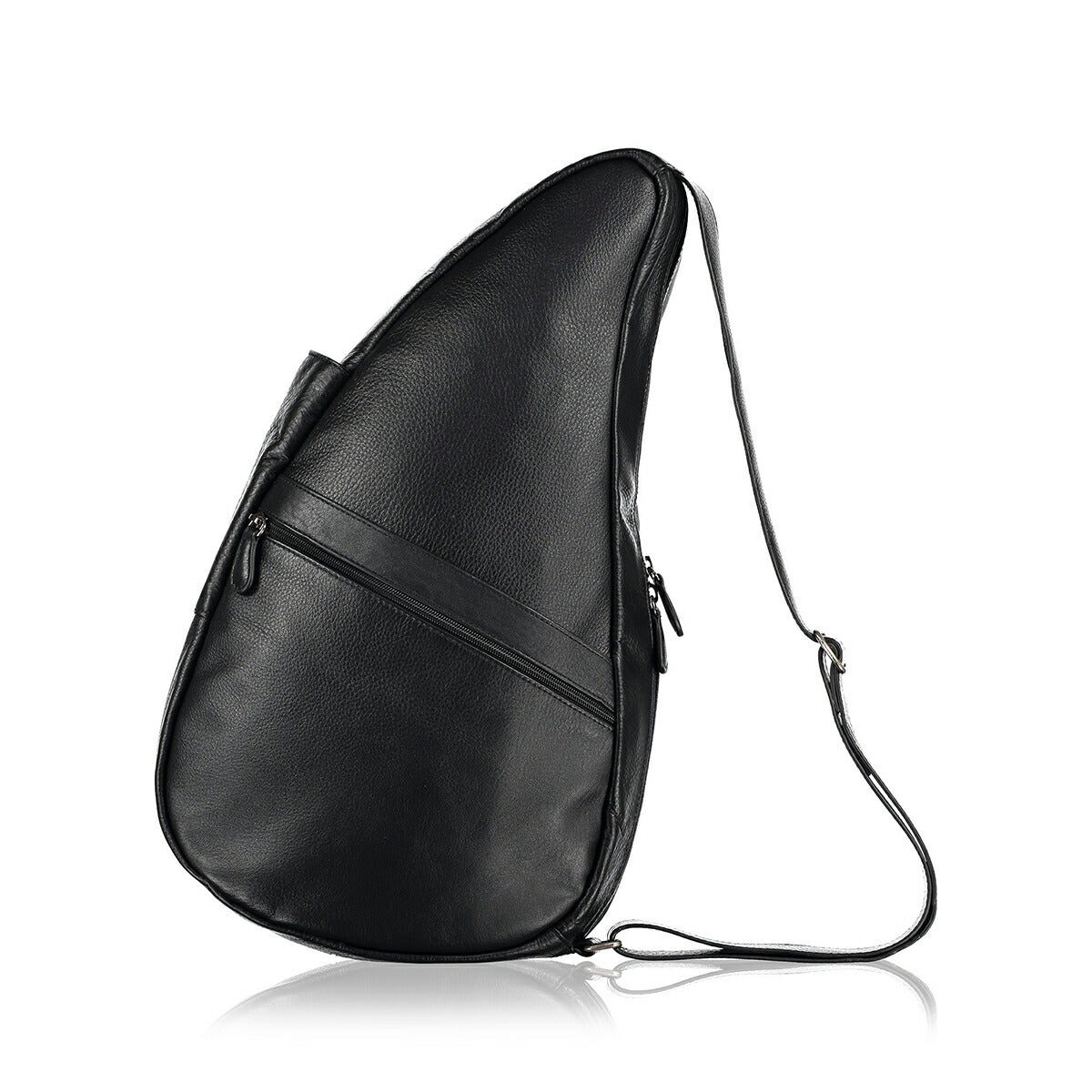 Health Back Bag ヘルシーバックバッグ　レザー　黒　黒M9リットル